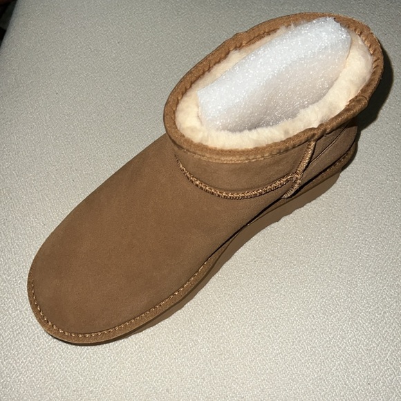 Xiakolaka Women's Classic Platform Mini Boots Winter Suede Anti-Slip Ankle.  NWT - Picture 7 of 13